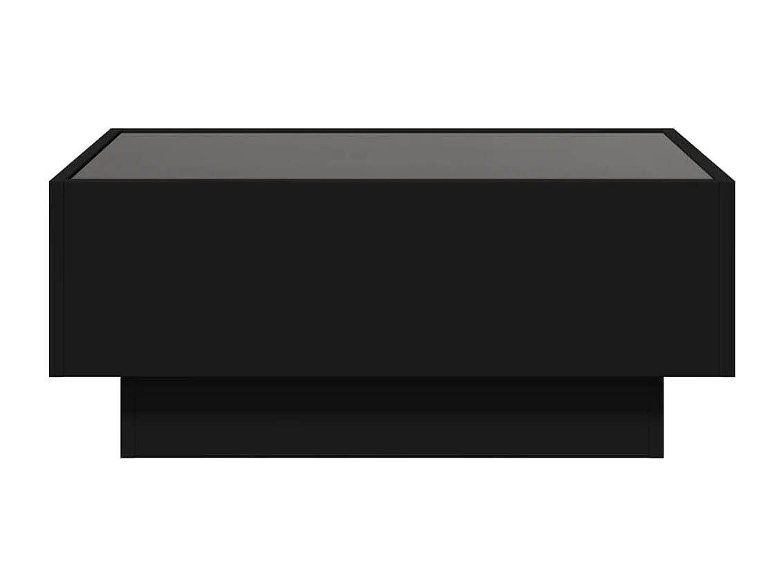 LED-Couchtisch Schwarz 70x50x30 cm Holzwerkstoff