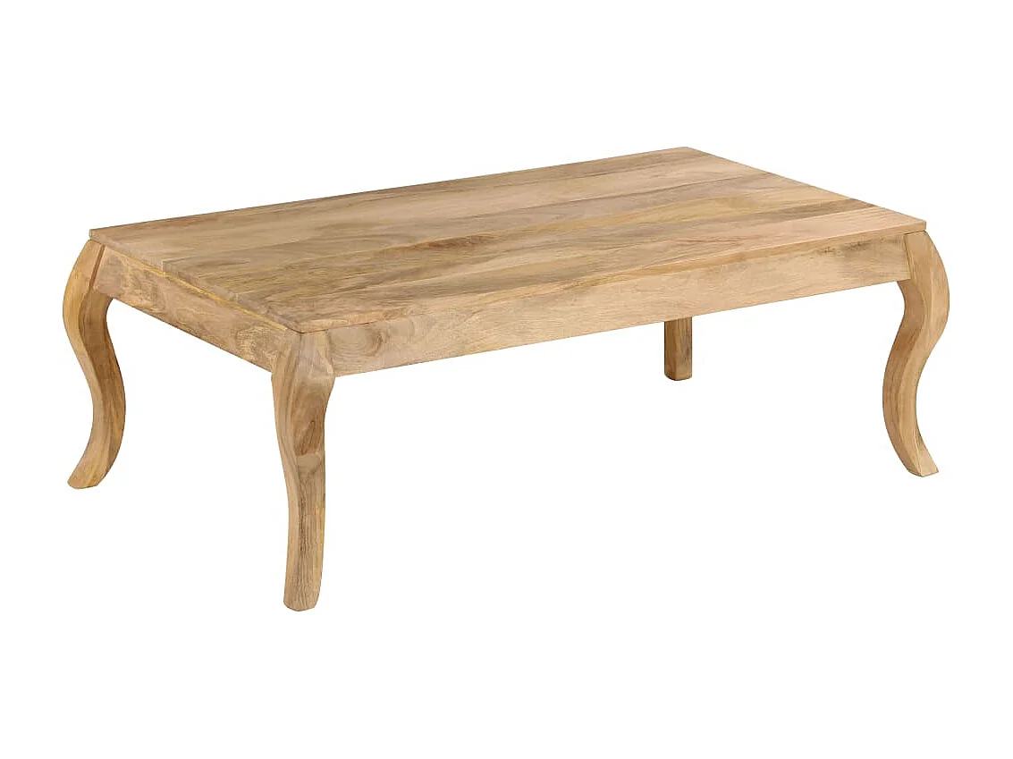 Couchtisch 110 x 60 x 40 cm Mangoholz Massiv