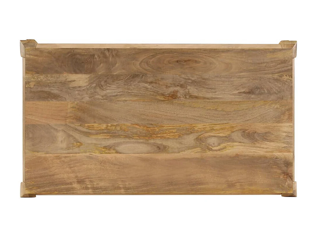 Couchtisch 110 x 60 x 40 cm Mangoholz Massiv