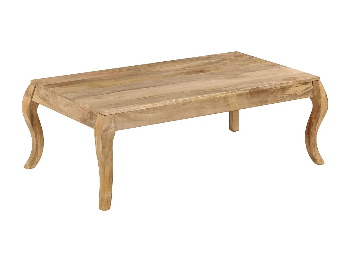 Couchtisch 110 x 60 x 40 cm Mangoholz Massiv