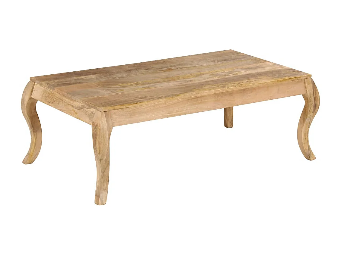 Couchtisch 110 x 60 x 40 cm Mangoholz Massiv