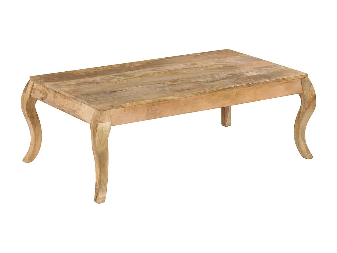 Couchtisch 110 x 60 x 40 cm Mangoholz Massiv