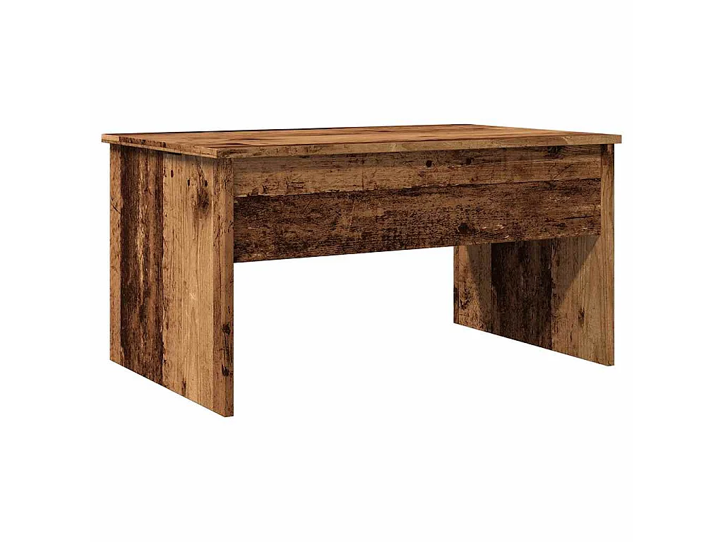 Salontafel 80x50,5x41,5 cm bewerkt hout oud houtkleurig