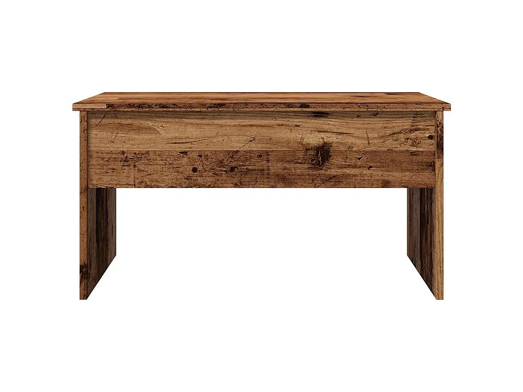 Salontafel 80x50,5x41,5 cm bewerkt hout oud houtkleurig