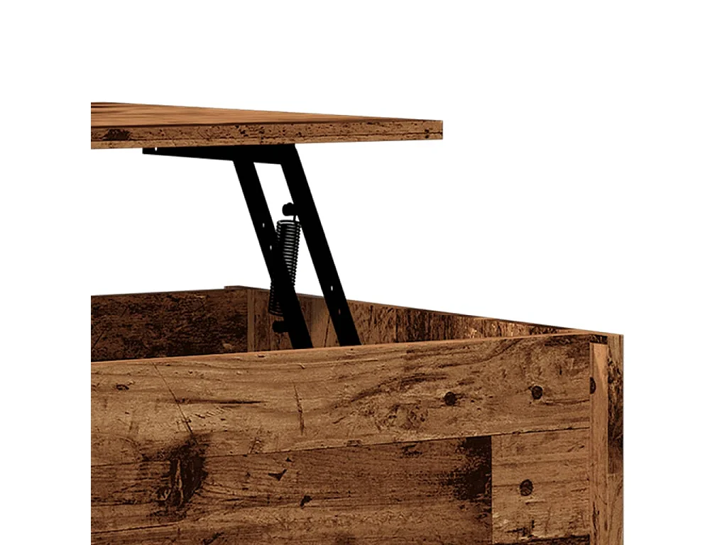 Salontafel 80x50,5x41,5 cm bewerkt hout oud houtkleurig