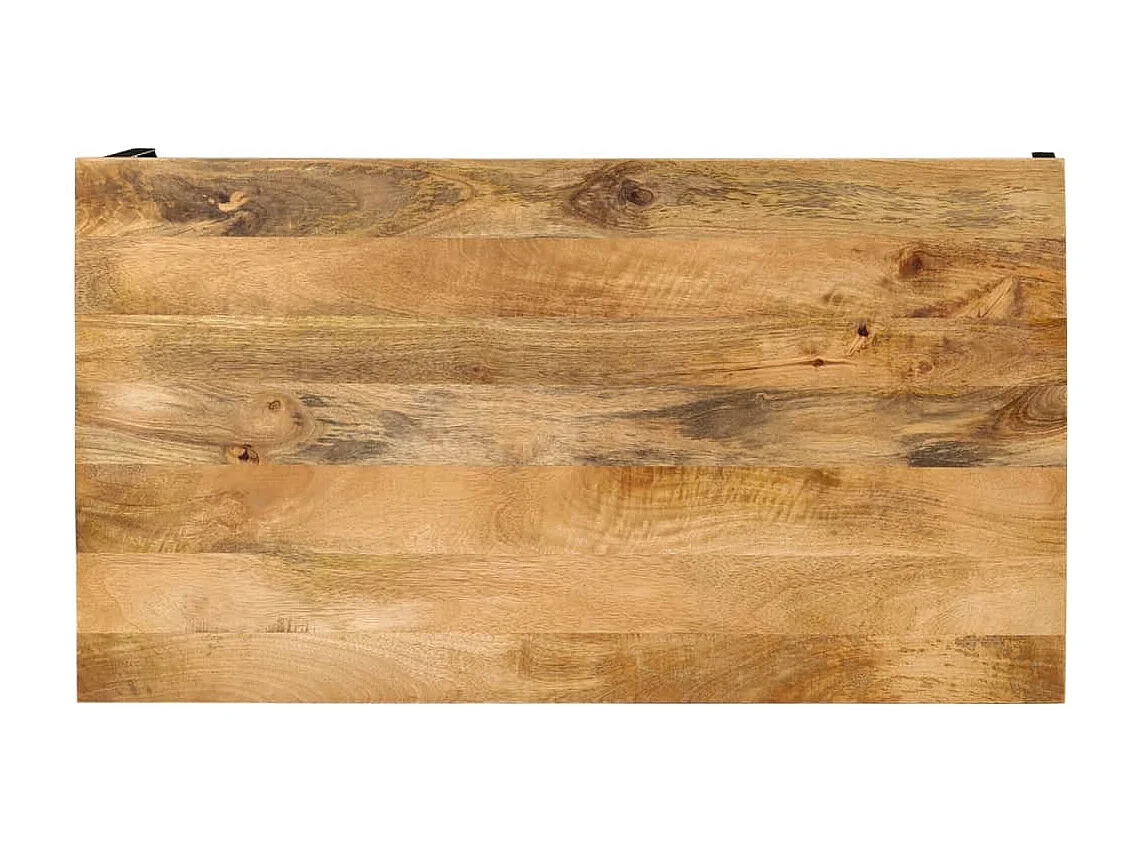 Tavolino da Salotto 100x55x35 cm in Legno Massello di Mango