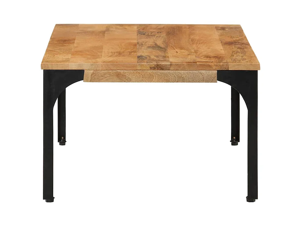 Mesa de centro de madera maciza mango 100x55x35 cm