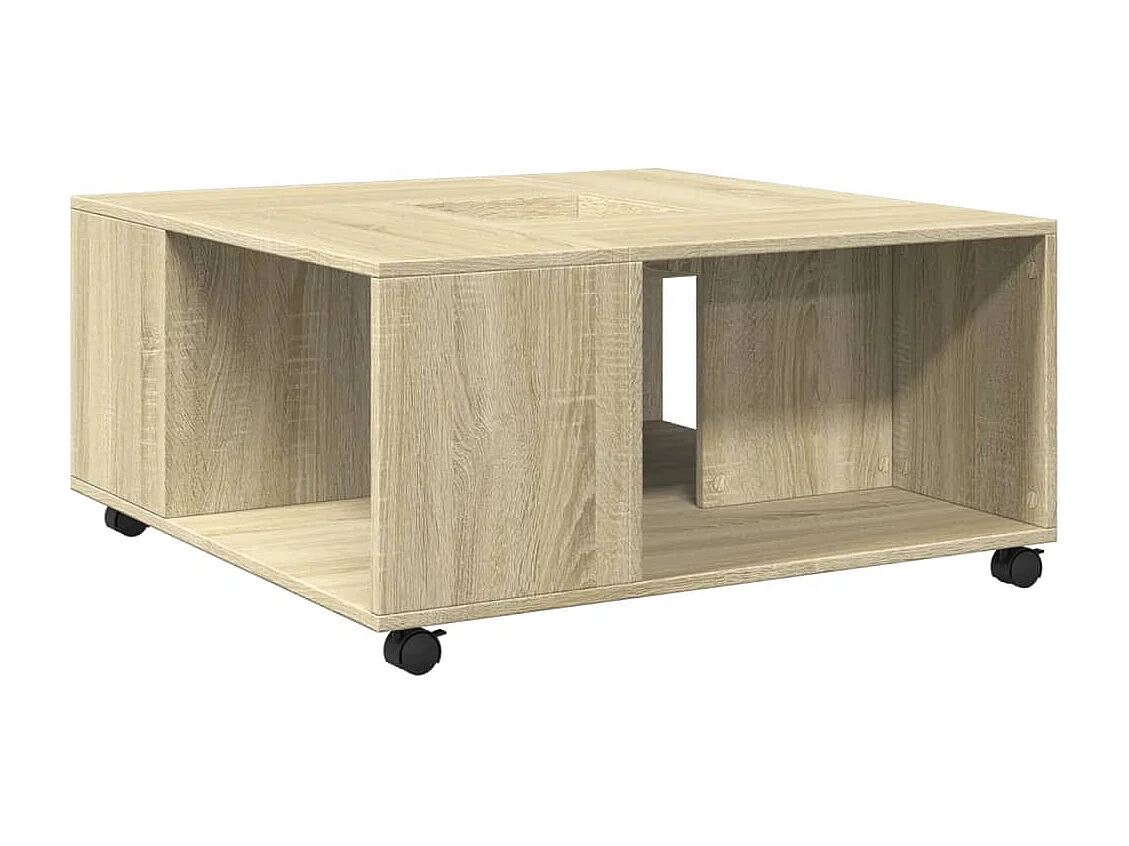 Couchtisch Sonoma-Eiche 80x80x40 cm Holzwerkstoff