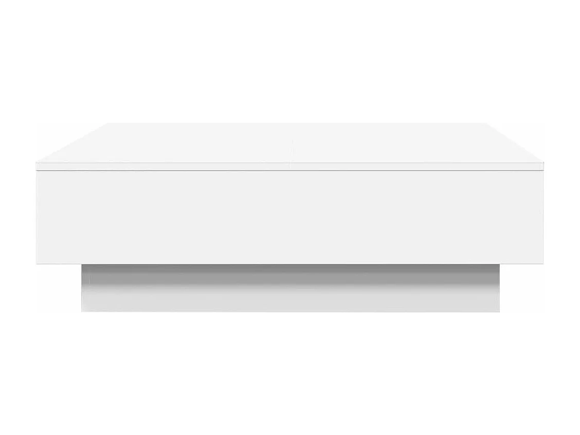 Salontafel 90x90x28 cm spaanplaat wit