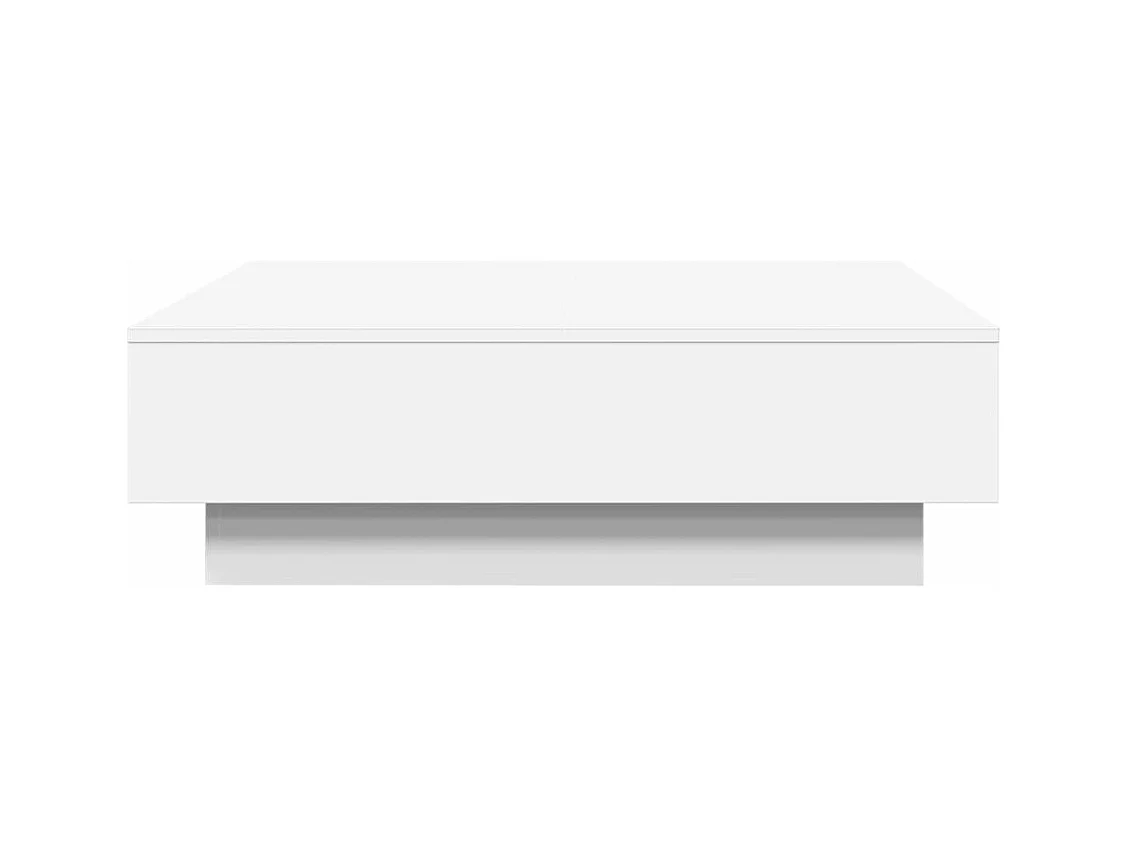 Table basse Blanc 90x90x28 cm Aggloméré