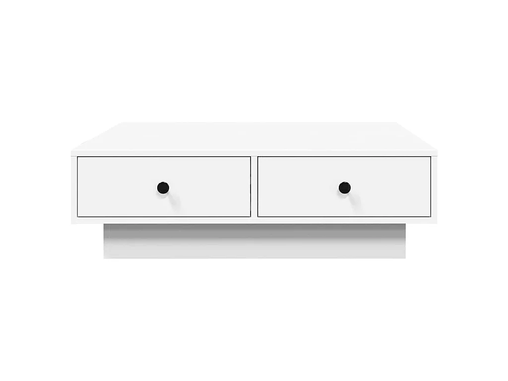 Mesa de centro 90x90x28 cm contraplacado branco