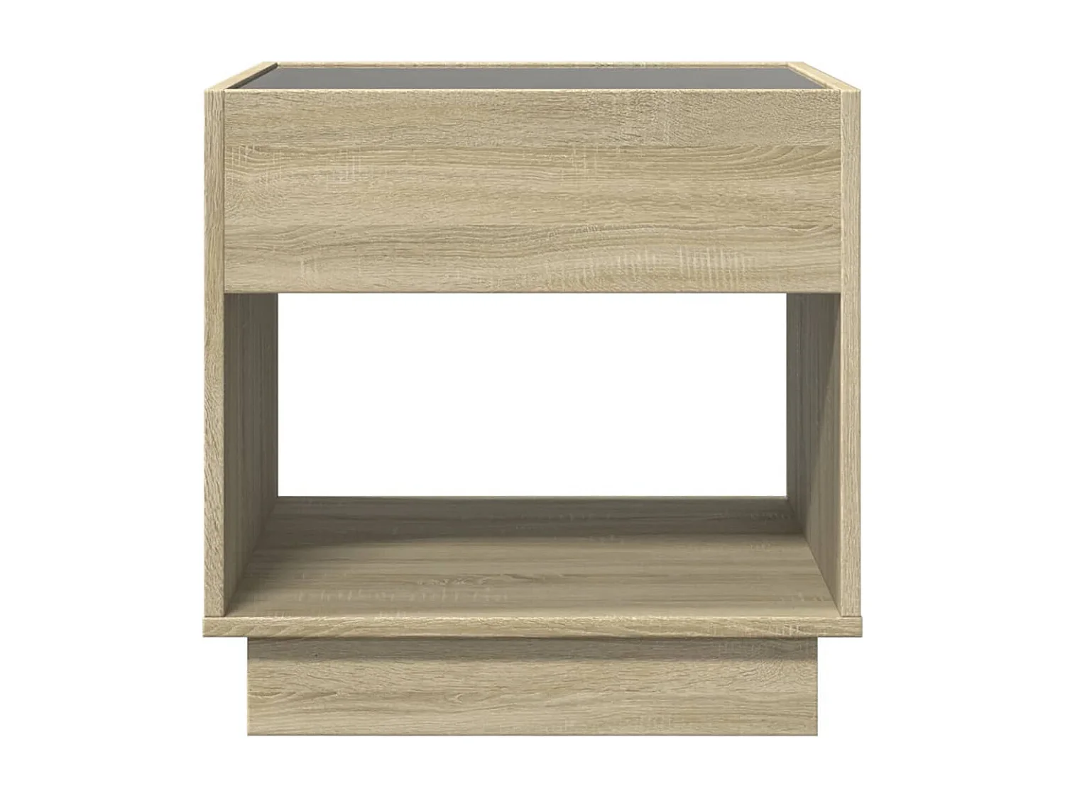 Mesa de centro con Infinity LED roble Sonoma 50x50x50 cm