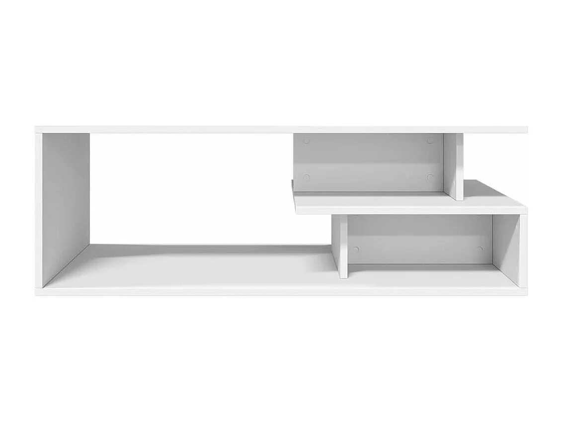 Couchtisch Weiß 102x55x35 cm Holzwerkstoff