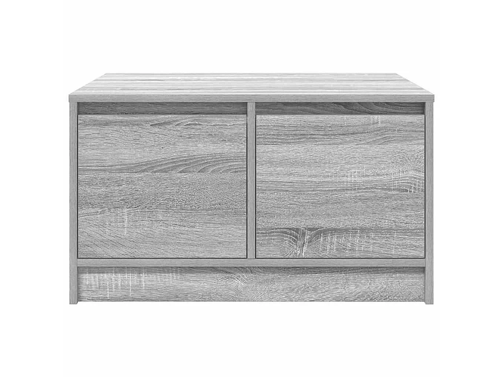 Table basse avec tiroirs sonoma gris 70,5x70x40 cm