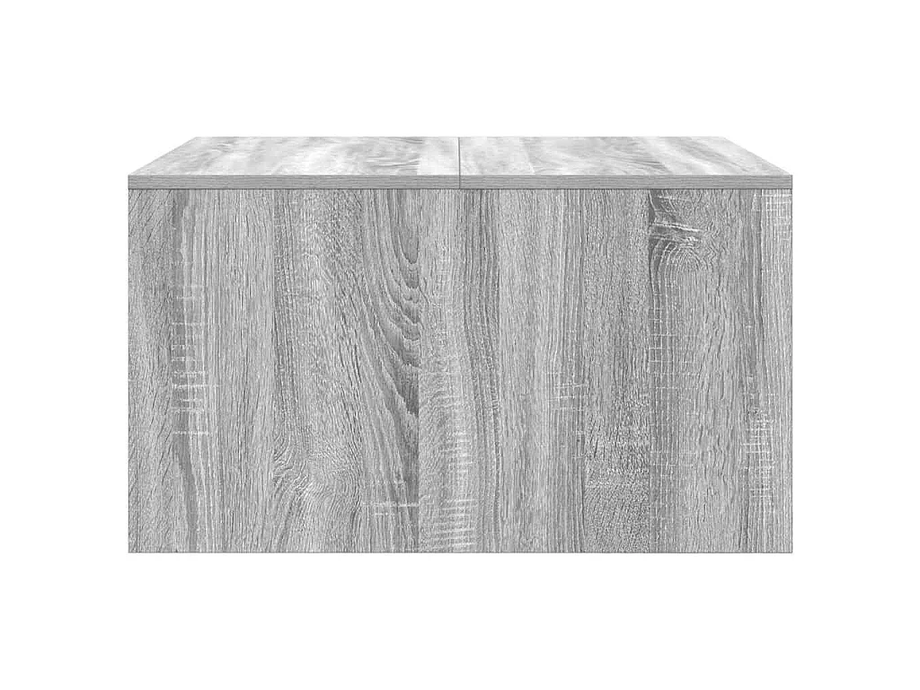 Table basse avec tiroirs sonoma gris 70,5x70x40 cm