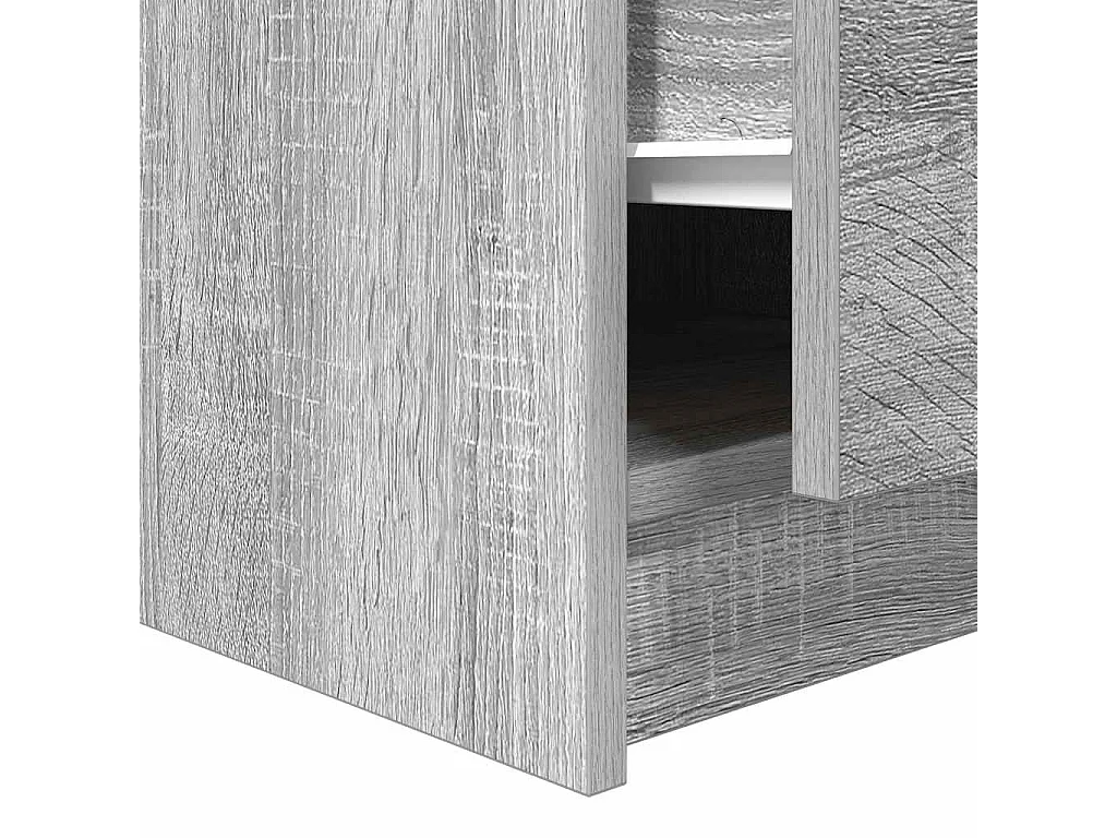 Table basse avec tiroirs sonoma gris 70,5x70x40 cm