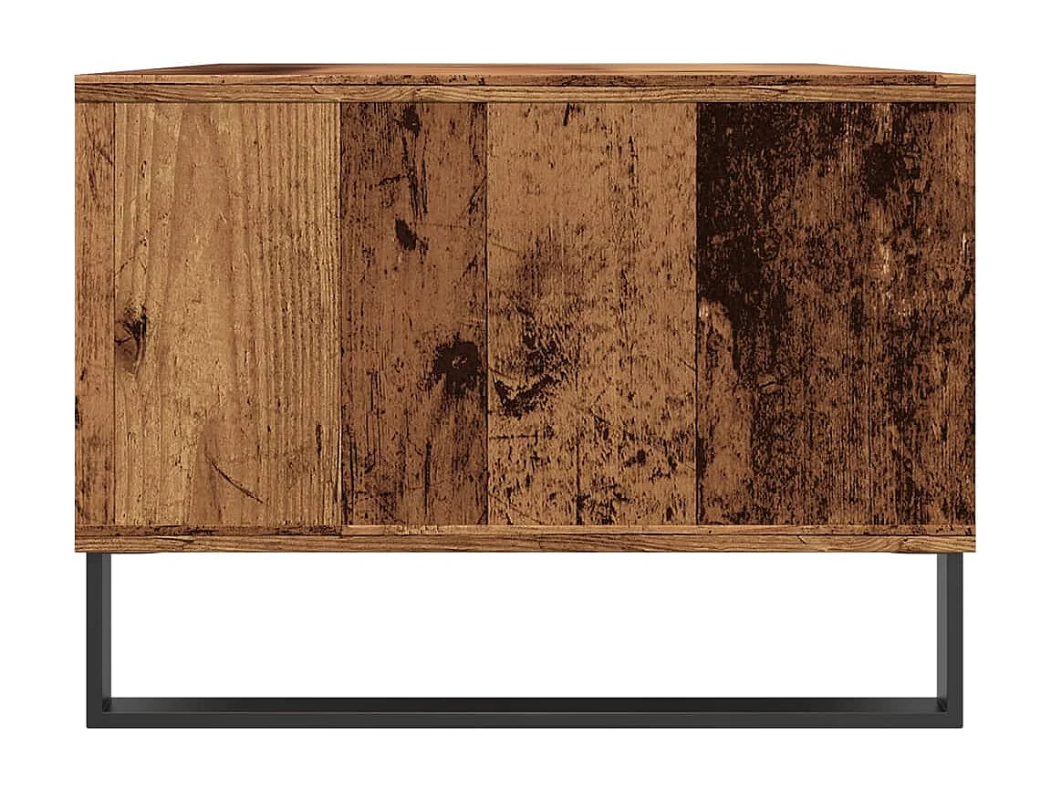 Mesa de centro madera de ingeniería envejecida 90x50x36,5 cm