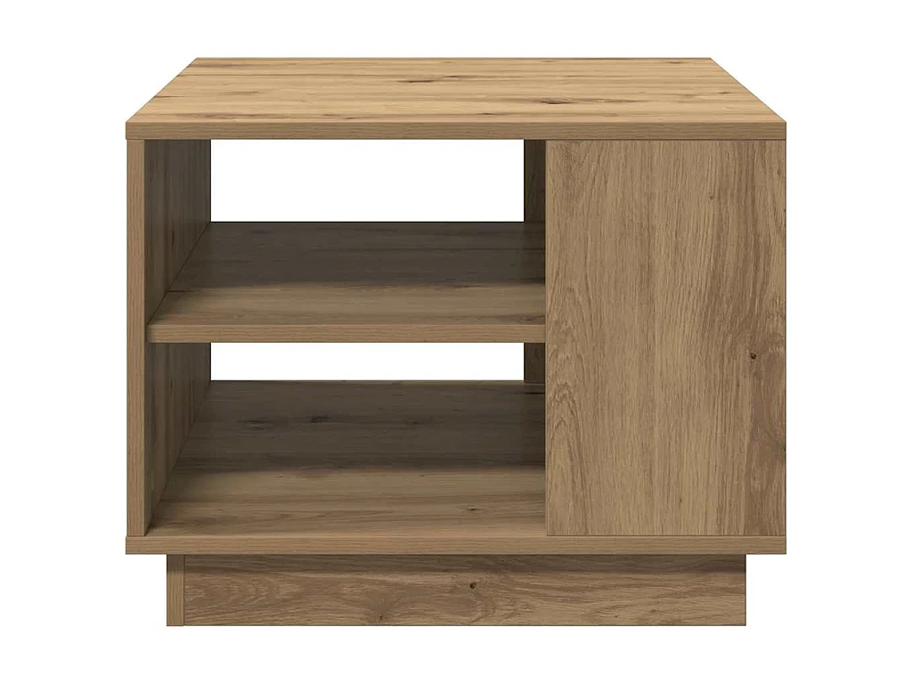 Mesa de centro madera de ingeniería roble artisan 55x55x42 cm