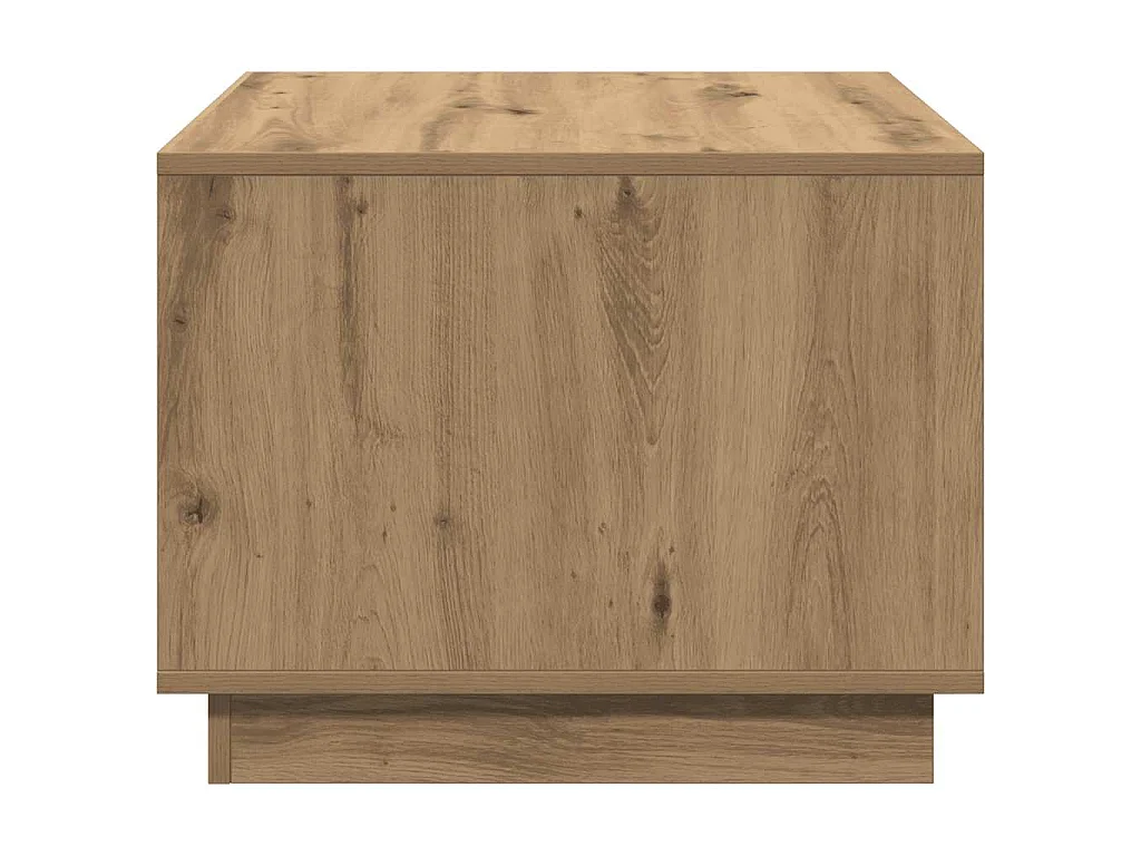 Mesa de centro madera de ingeniería roble artisan 55x55x42 cm