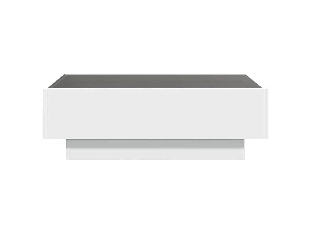 LED-Couchtisch Weiß 90x50x30 cm Holzwerkstoff