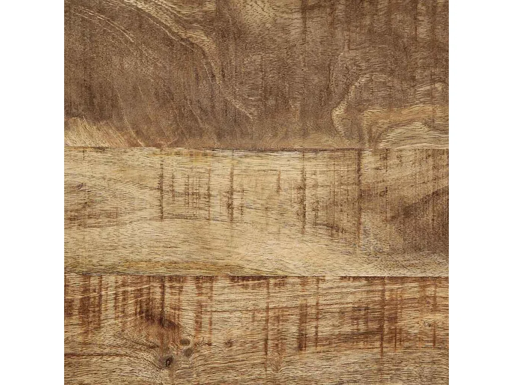 Tavolino da Salotto 90x50x38 cm Legno Massello di Mango Grezzo