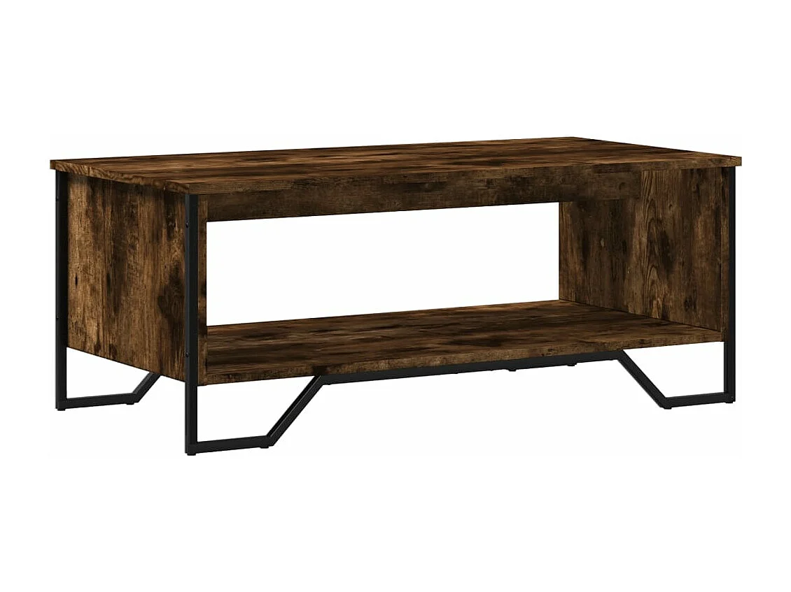 Mesa de centro 100x51x40 cm derivados madeira carvalho fumado