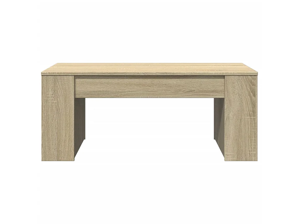 Salontafel 102x55x42 cm bewerkt hout sonoma eikenkleurig