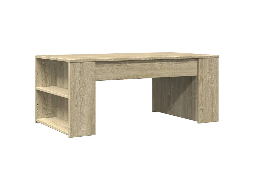 Salontafel 102x55x42 cm bewerkt hout sonoma eikenkleurig