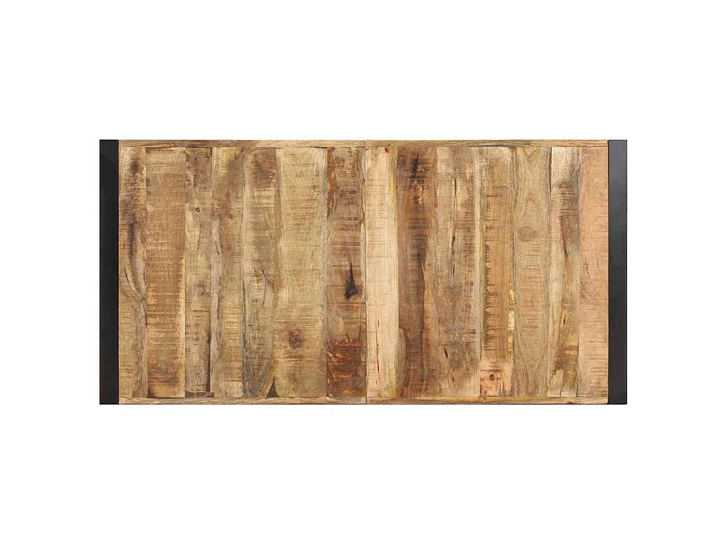 Table basse 140x70x40 cm Bois de manguier brut