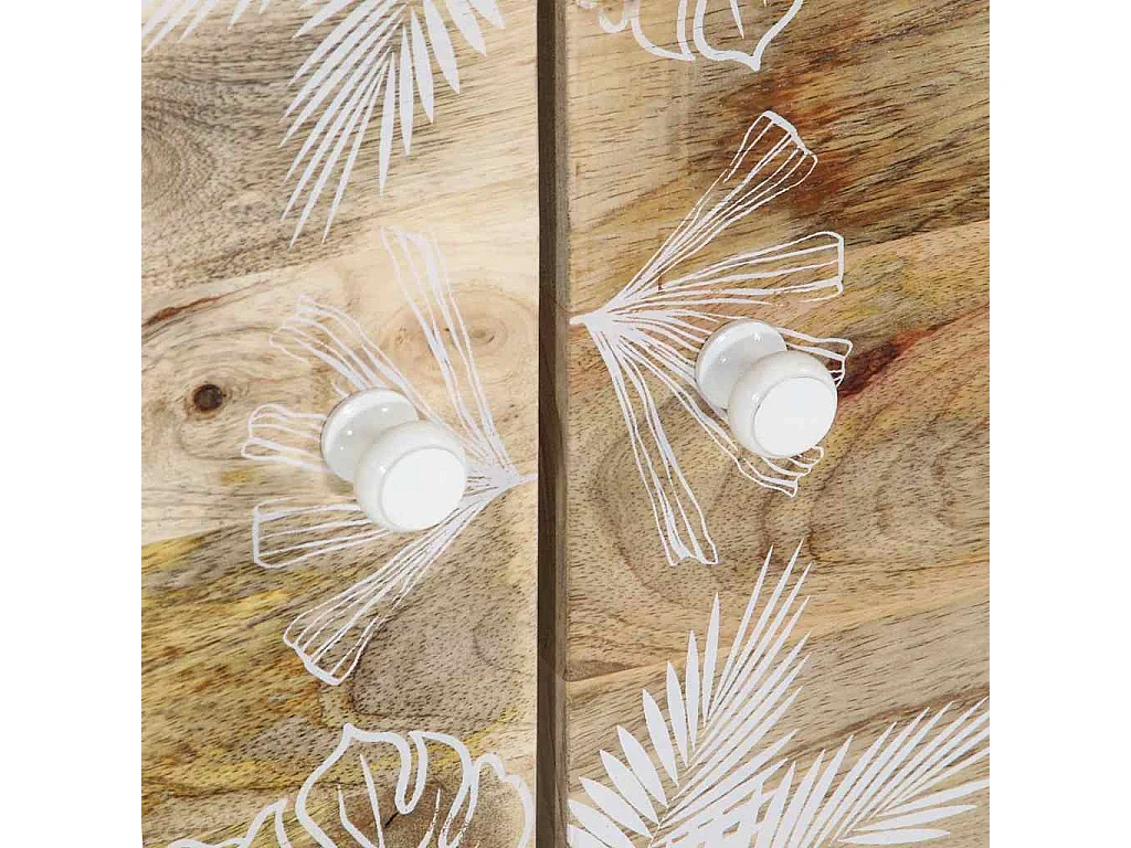 Table basse 80x50x40 cm bois de manguier massif