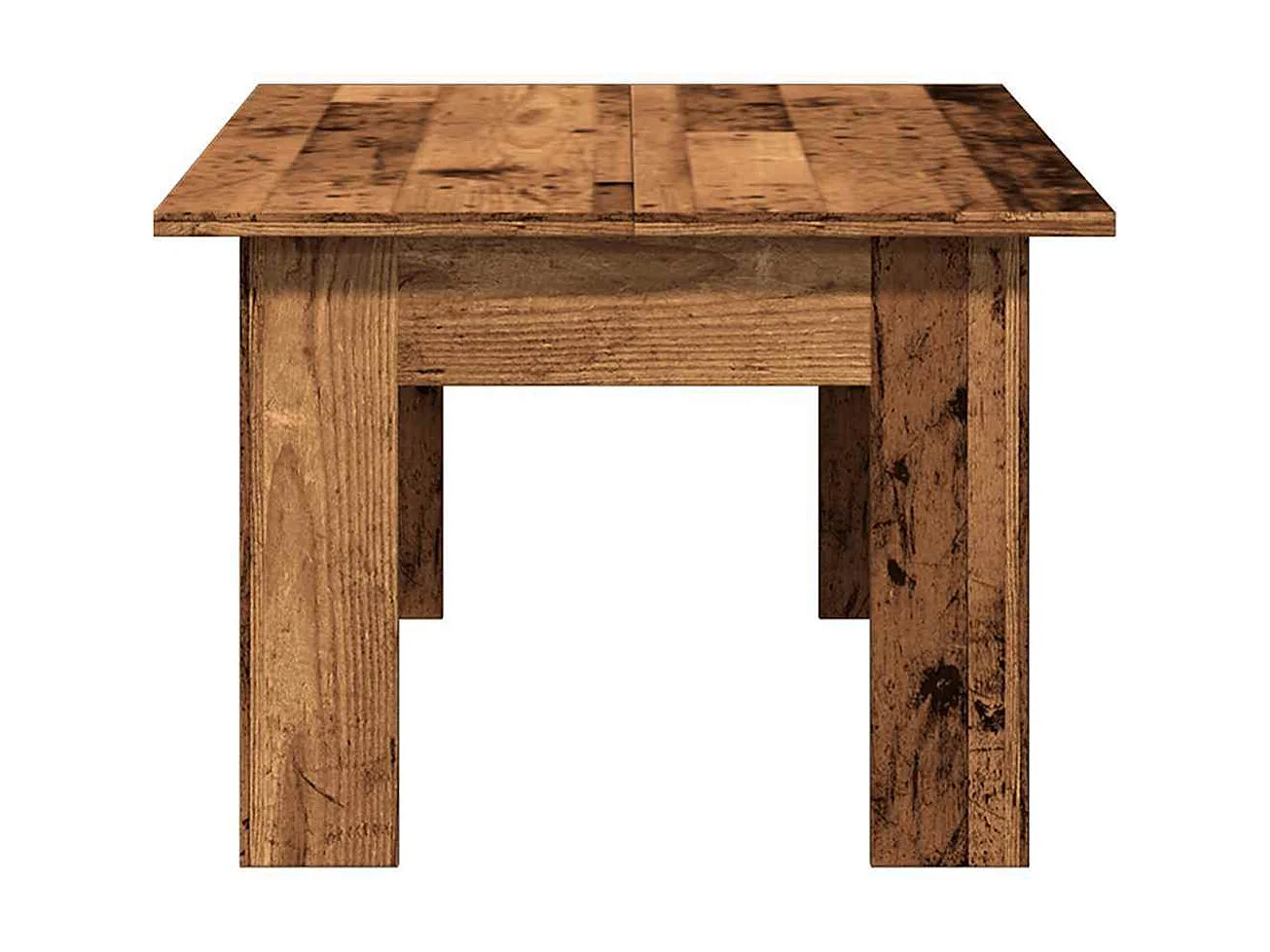 Tavolino Salotto Legno Antico 100x60x42 cm in Legno Multistrato