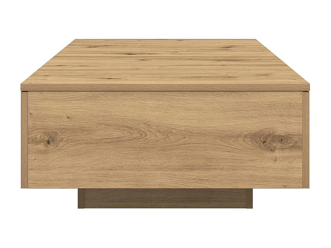 Tavolino da Salotto Rovere Artigianale 90x60x31 cm Truciolato