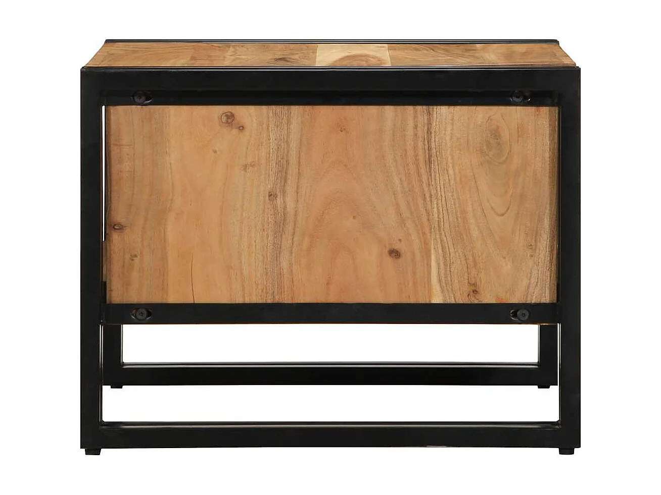 Table basse 50x50x38 cm bois massif acacia