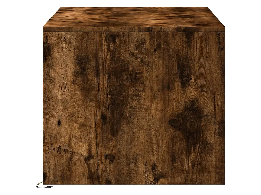 LED-Couchtisch Räuchereiche Holzwerkstoff