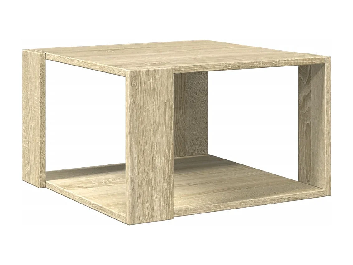 Mesa de centro 51,5x51,5x30cm derivados madeira carvalho sonoma