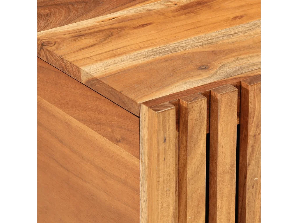 Table basse 100x55x40 cm bois massif d'acacia