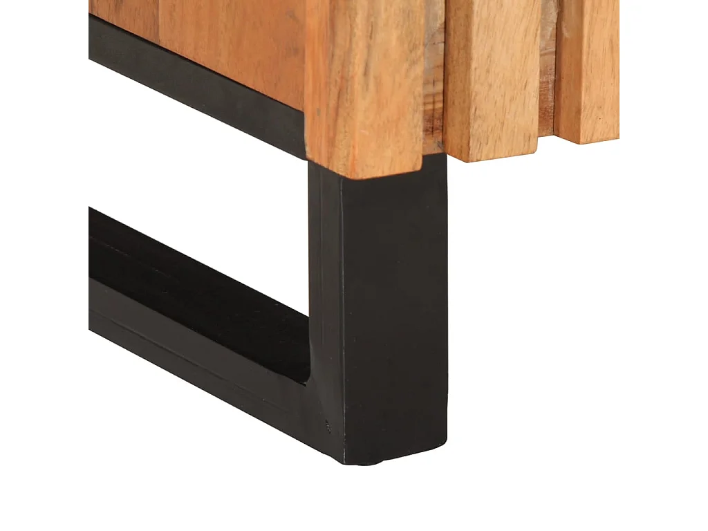 Mesa de centro 100x55x40 cm madeira de acácia maciça