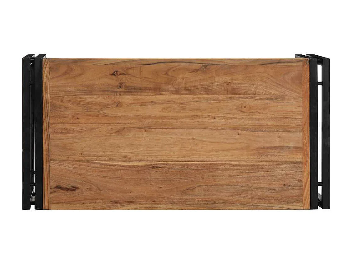 Table basse 80x40x35 cm bois massif d'acacia