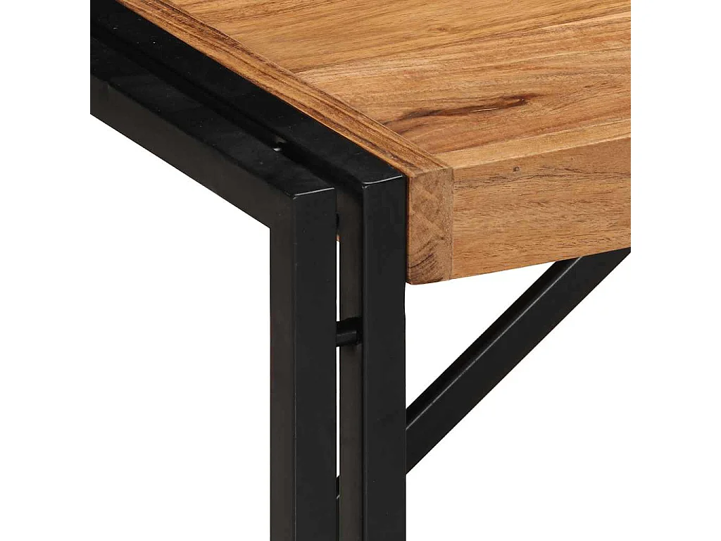 Couchtisch 80x40x35 cm Massivholz Akazie