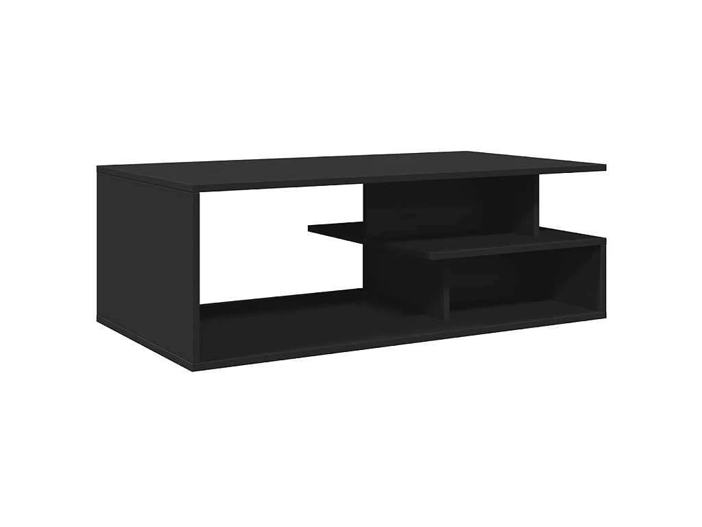 Couchtisch Schwarz 102x55x35 cm Holzwerkstoff