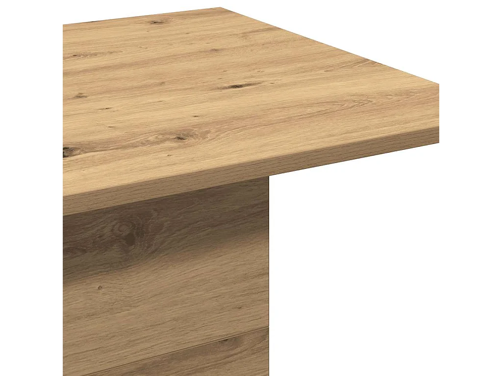 Tavolino Salotto Rovere Artigianale 102x55,5x40cm in Truciolato