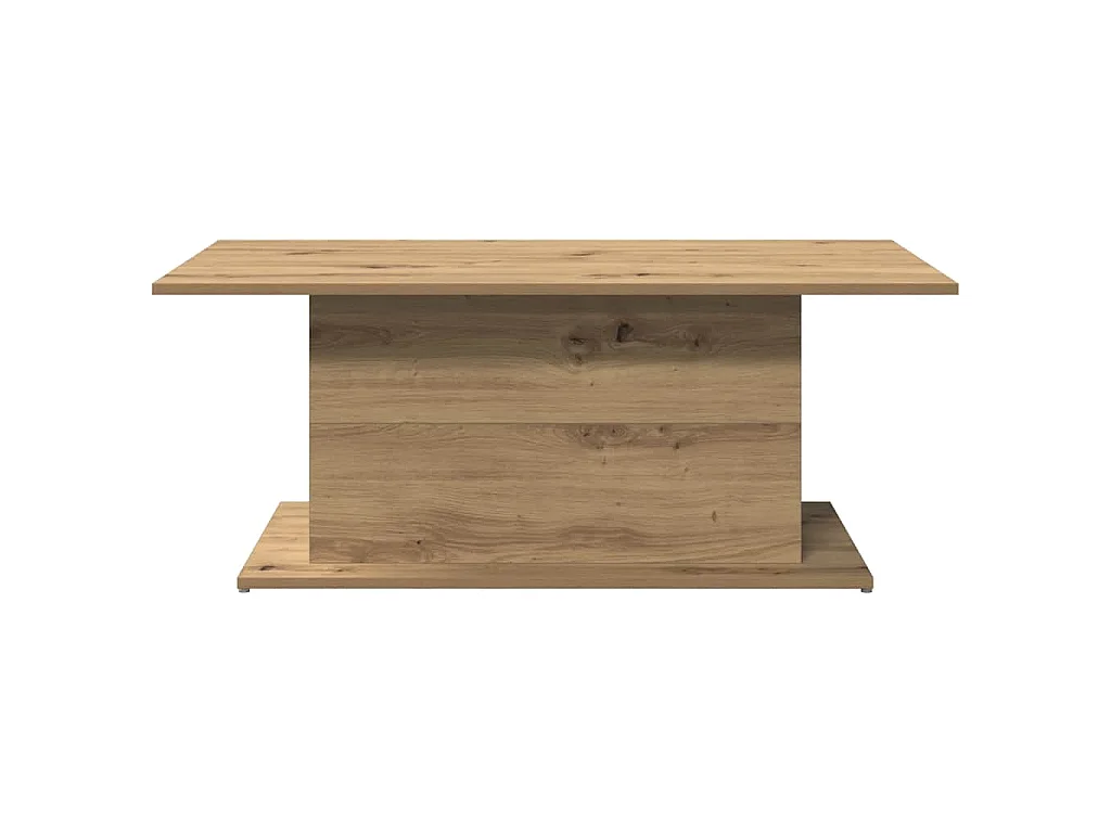 Tavolino Salotto Rovere Artigianale 102x55,5x40cm in Truciolato