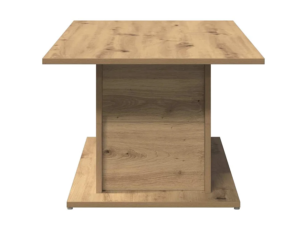 Tavolino Salotto Rovere Artigianale 102x55,5x40cm in Truciolato