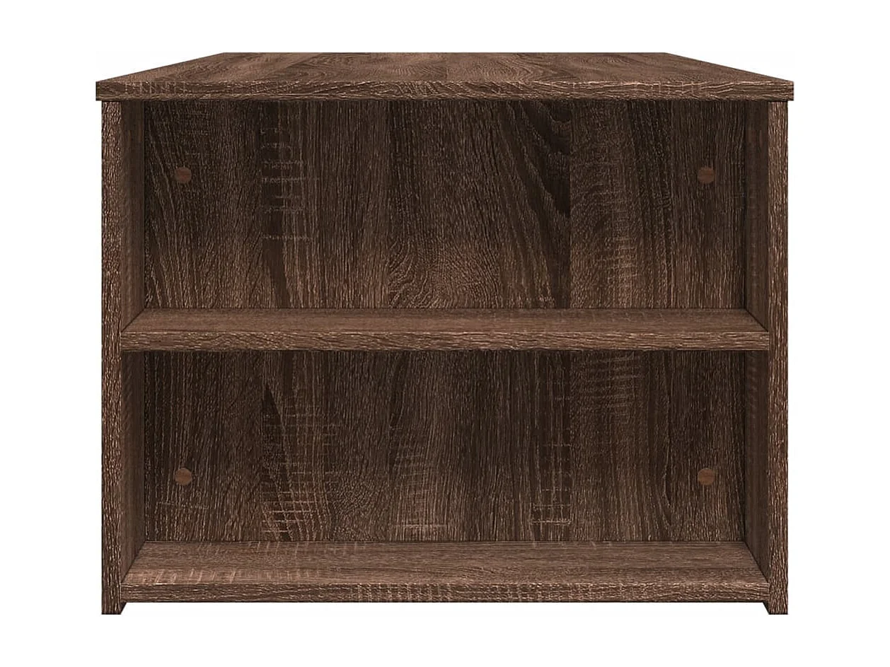 Couchtisch Braun Eichen-Optik 102x55x42 cm Holzwerkstoff