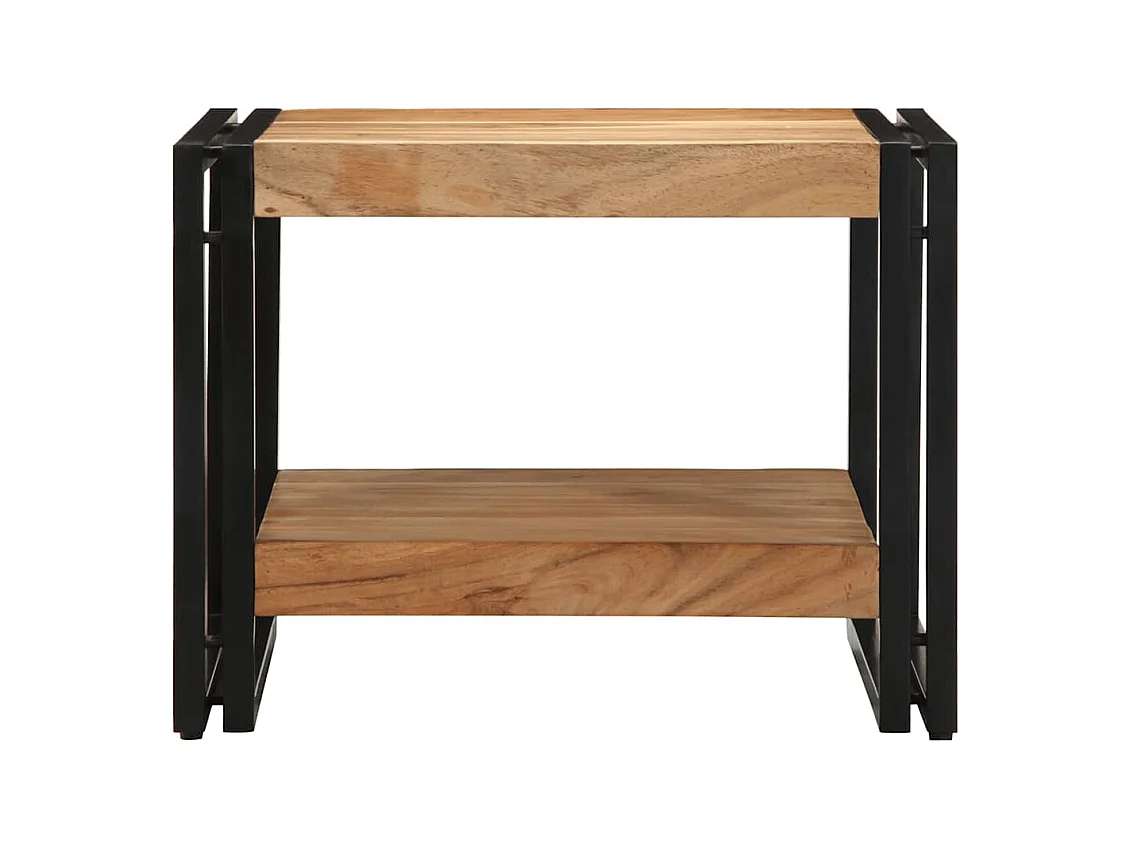 Table basse 50x50x38 cm bois massif acacia