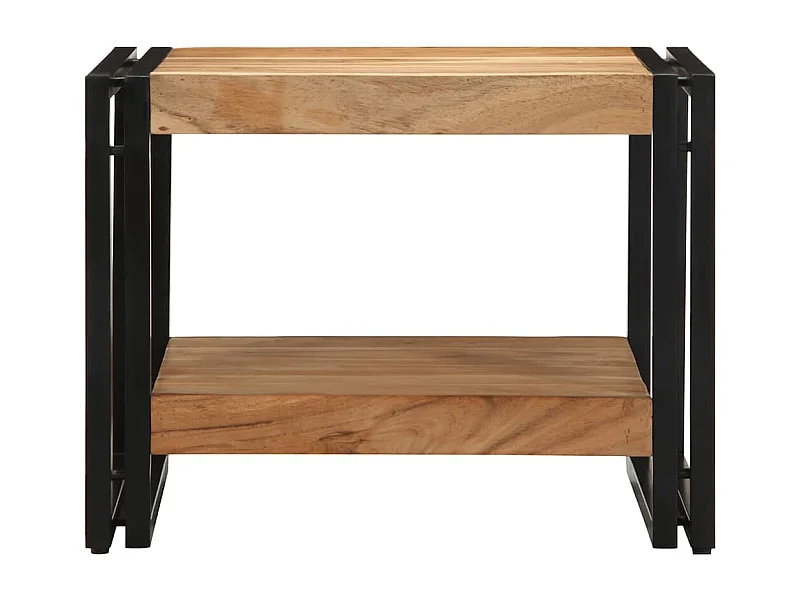 Table basse 50x50x38 cm bois massif acacia