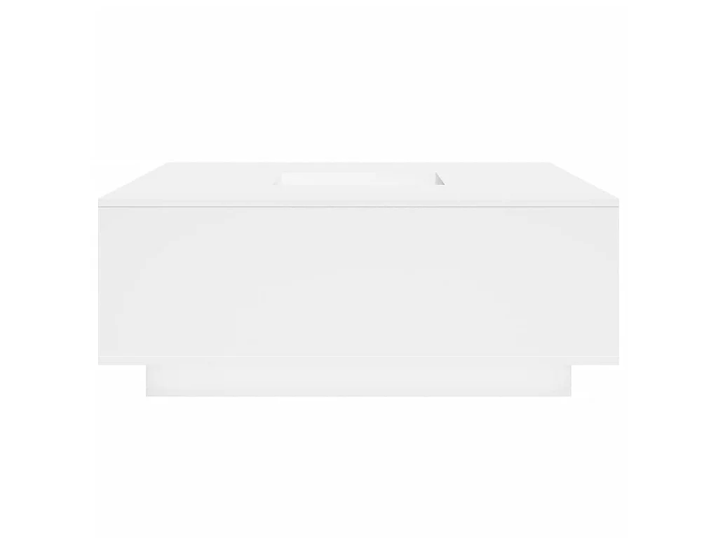 Salontafel 100x100x40 cm bewerkt hout wit