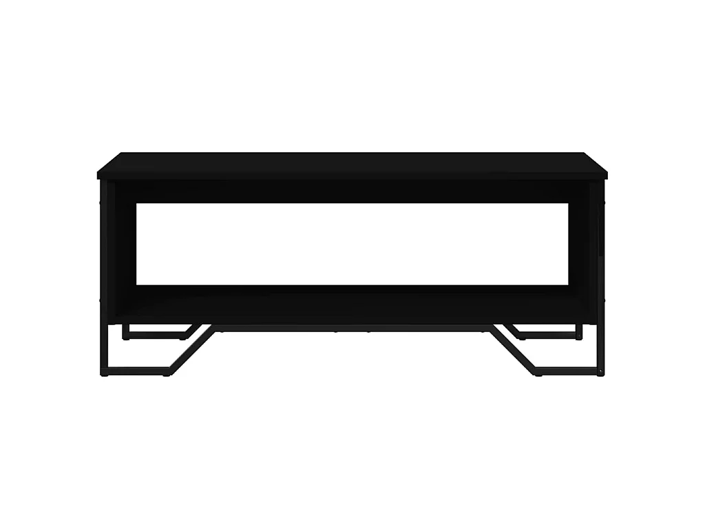 Salontafel 100x51x40 cm bewerkt hout zwart