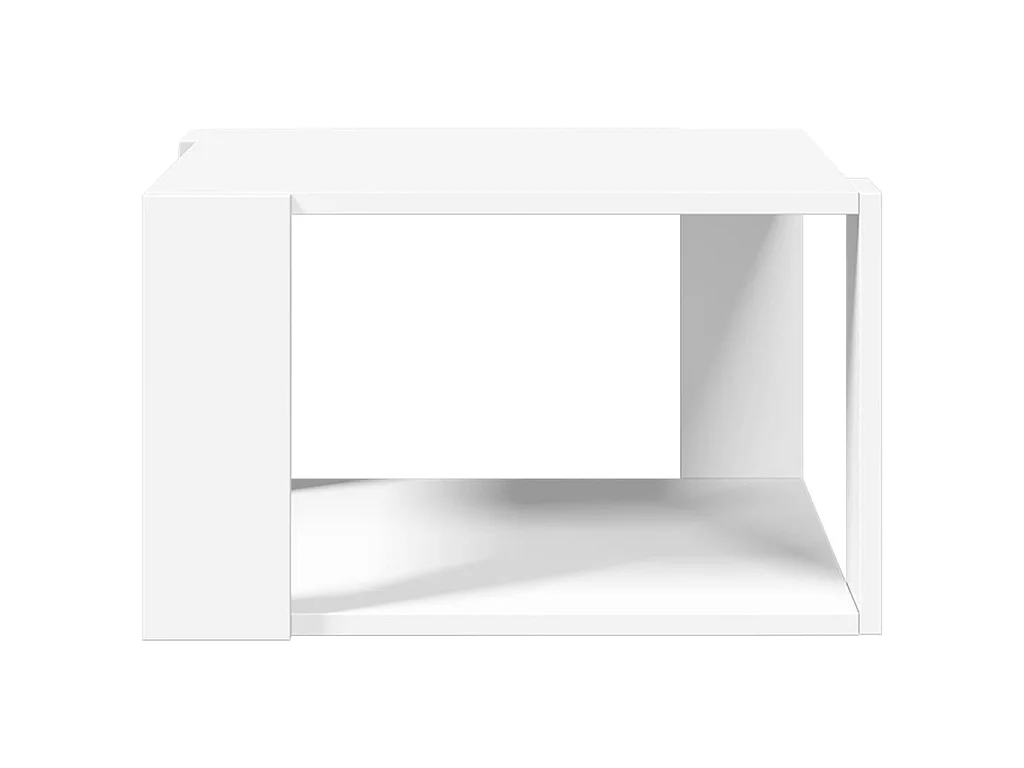 Couchtisch Weiß 51,5 x 51,5 x 30 cm Holzwerkstoff