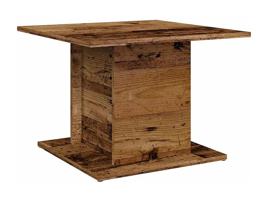 Couchtisch Altholz-Optik 55,5x55,5x40 cm Holzwerkstoff